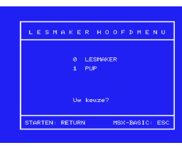 Lesmaker (1987, MSX2, Stark-Texel)