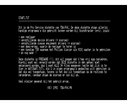 Pro Service diskette (1992, MSX2, FAC)