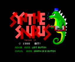 Synthe Saurus Ver. 1.1 (1988, MSX, MSX2, Bit&sup2;)