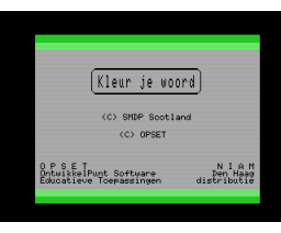 Kleur je woord (1988, MSX2, OPSET)