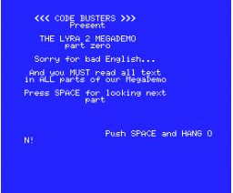 The Lyra II (MSX, Code Busters)