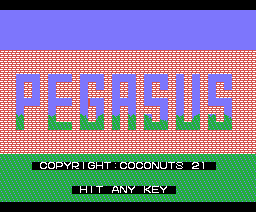 Pegasus (1986, MSX, Cross Media Soft)