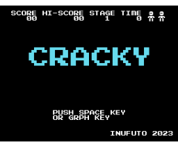 Cracky (2023, MSX, Inufuto)