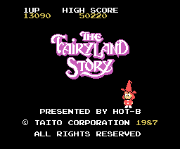 Fairyland Story (1987, MSX, TAITO)