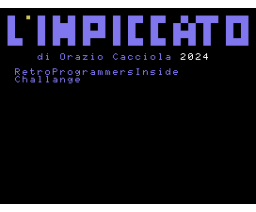 L'impiccato (MSX, Orazio Cacciola)