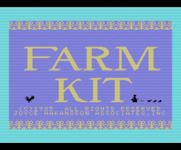 Farm Kit (1986, MSX, Joyce Hakkanson Associates)