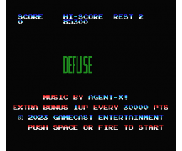 Defuse (2023, MSX, GameCast Entertainment)