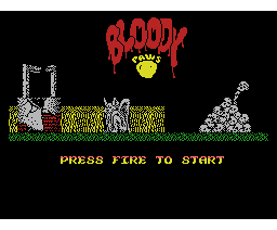 Bloody Paws (2005, MSX, G.LL. Software)
