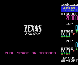 Zexas Limited (1985, MSX, dB-SOFT)