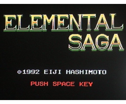 Elemental Saga (1993, MSX2, Login Soft et al.)