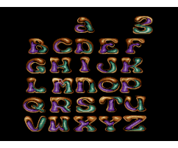 Paint IV fonts (1993, Juan Salas)