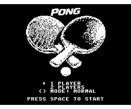 Pong (2026, MSX, Mostly Vibes)
