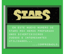 Stars MSX Nº2 (1985, MSX, Stars)