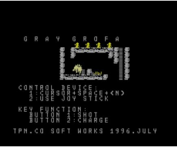 Gray Grofa (1996, MSX, TPM.CO SOFT WORKS)