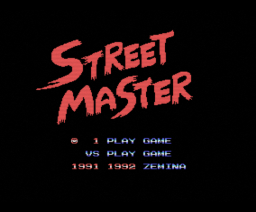 Street Master (1992, MSX, Zemina)
