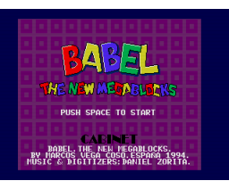 Babel - The New Mega Blocks (1994, MSX2, Cabinet)