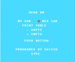 Head On (1991, MSX2, Satico)