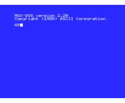 MSX-DOS 2 (1988, MSX2, ASCII Corporation)