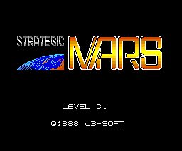 Strategic Mars (1988, MSX2, dB-SOFT)