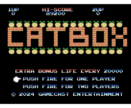 Catbox (2024, MSX, GameCast Entertainment)