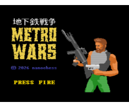 Metro Wars (2026, MSX2, Óscar Toledo Gutiérrez)