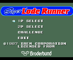 Super Lode Runner (1987, MSX2, IREM)