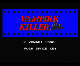 Vampire Killer (1986, MSX2, Konami)