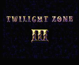 Twilight Zone III - Long and Sweet Night (1989, MSX2, Great)