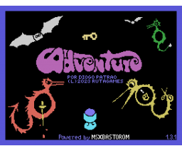 Adventure (2024, MSX, Rutabaga Games Ltda)