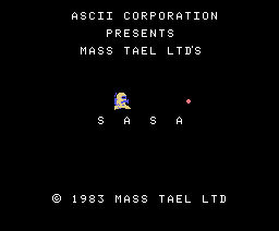 Sasa (1983, MSX, Mass Tael)