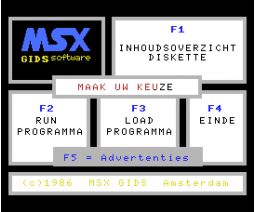 MSX Gids Disk Nr. 10 (1987, MSX, MSX Gids)