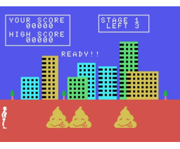 Ookawa Kun's Jumping Man Game (1984, MSX, Stratford Computer Center Corporation)