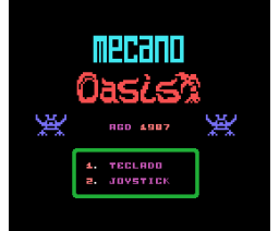 Mecano Oasis (1987, MSX, Grupo de Trabajo Software (G.T.S.))