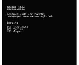 Genius (2004, MSX2, MarMSX)
