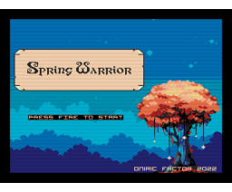 Spring Warrior (2023, MSX2, Oniric Factor)