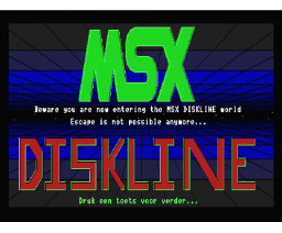 Diskline 1.01 (MSX2, MSX Diskline)