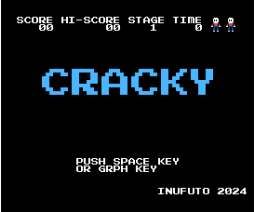 Cracky (2024, MSX2, Inufuto)