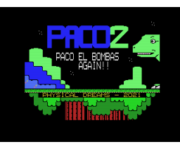 Paco2 - Paco El Bombas Again!! (2021, MSX, Physical Dreams)