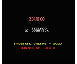 Zorrico (2020, MSX, Physical Dreams)