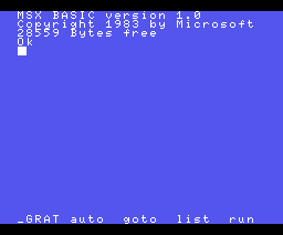 Computer painting (1985, MSX, Casio)