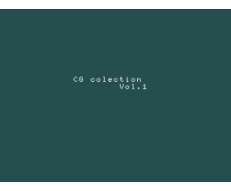 CG Collection Vol. 1 (MSX2, Base Maker)