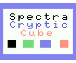 Cryptic Cube (MSX, Spectravideo (SVI))