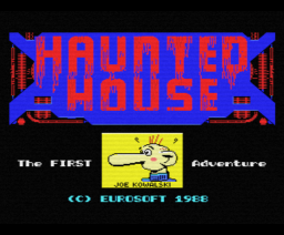 Haunted House (1988, MSX, Eurosoft)