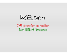 WB-ASS2 (1988, MSX2, WB-Soft)