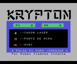 Krypton (1985, MSX, Manhattan Transfer)