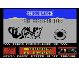 Endurance (2020, MSX, Fabio Ritter)