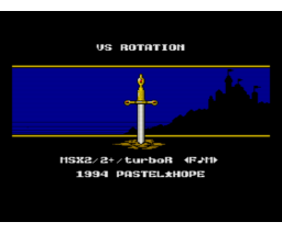 VS Rotation (1994, MSX2, Pastel Hope)