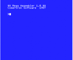 Mega Assembler (1987, MSX, Cibertron)
