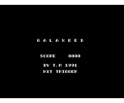 Galaxeed (1991, MSX2, T.M. / ZAP)
