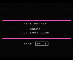 Nick Neaker (1983, MSX, Colpax)